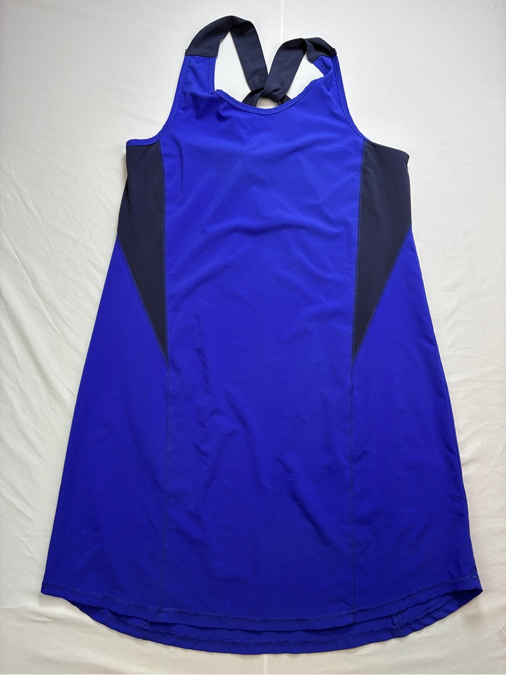L.L. Bean Athletic Dress in Royal Blue with Navy Accents